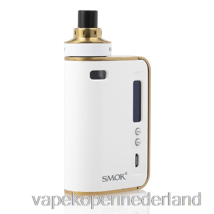 Elektronische Sigaret Vape Smok Osub One 50w Tc Alles-in-één Kit Wit / Goud